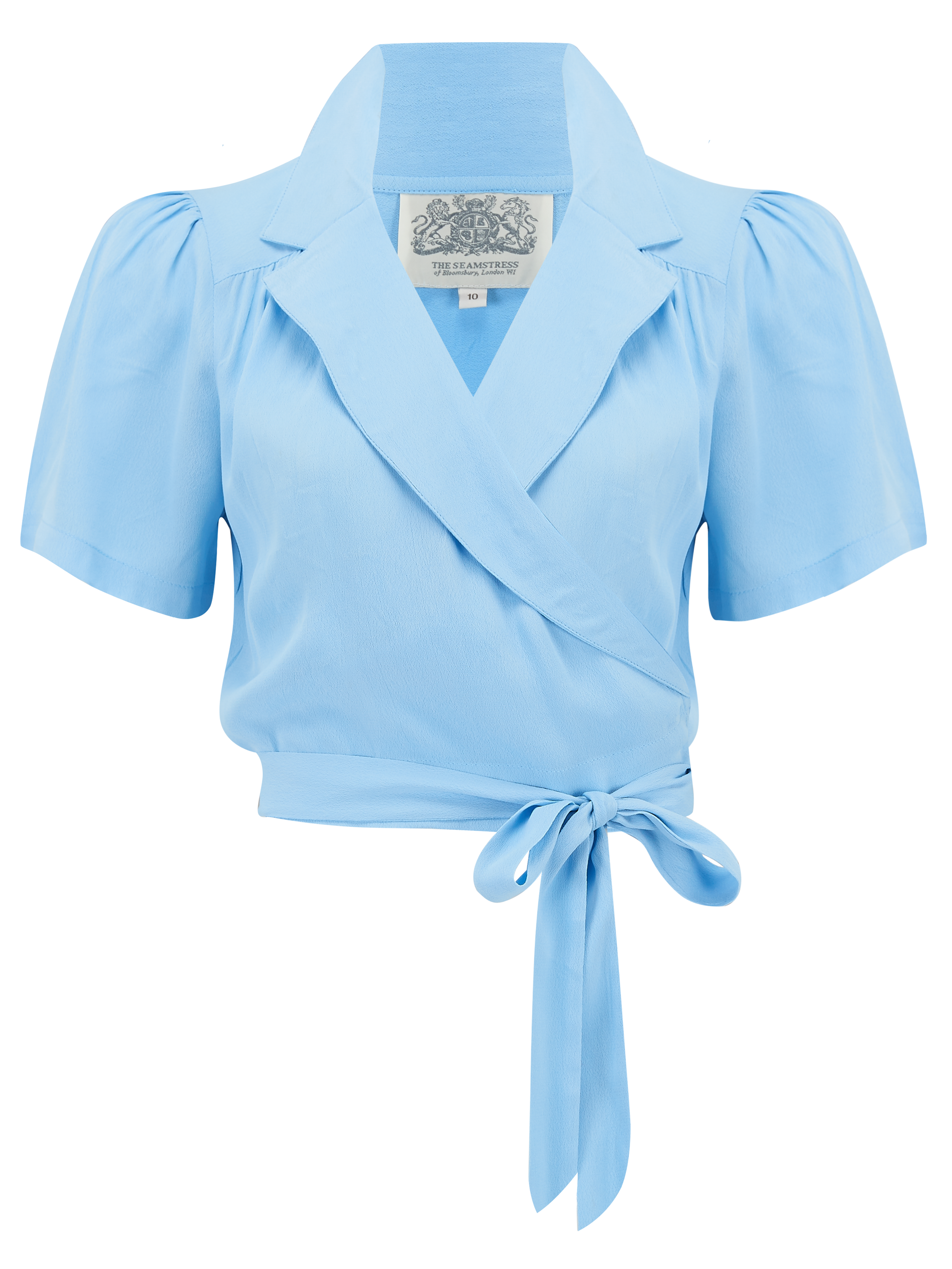1940s Vintage Wrap Style Greta Blouse