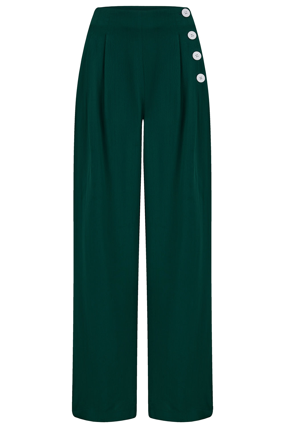 Audrey Trousers in Vintage Green