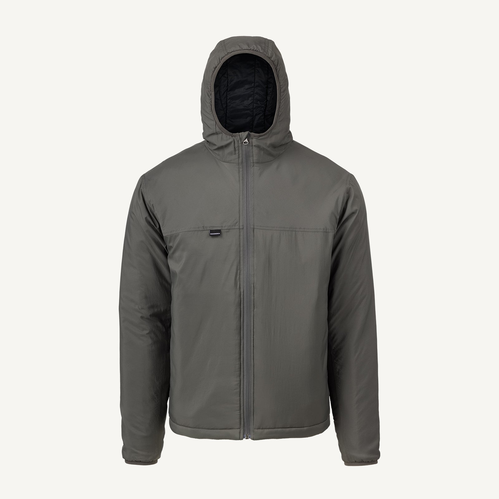 Men's WoolCloud Full Zip Merino Wool Jacket | USA Made | Shale | L