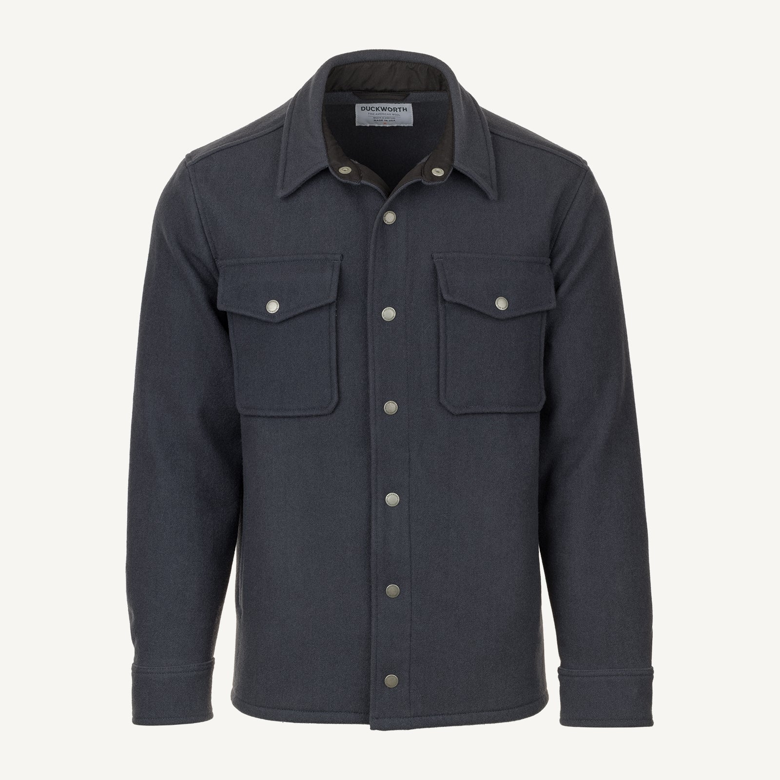 Merino Wool Shirt | Men's Snowcrest Shirt Jacket | Montana Merino | Charcoal | M