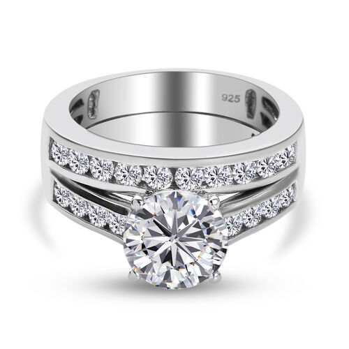 Set of 2 Moissanite Rings - 2.48 ct