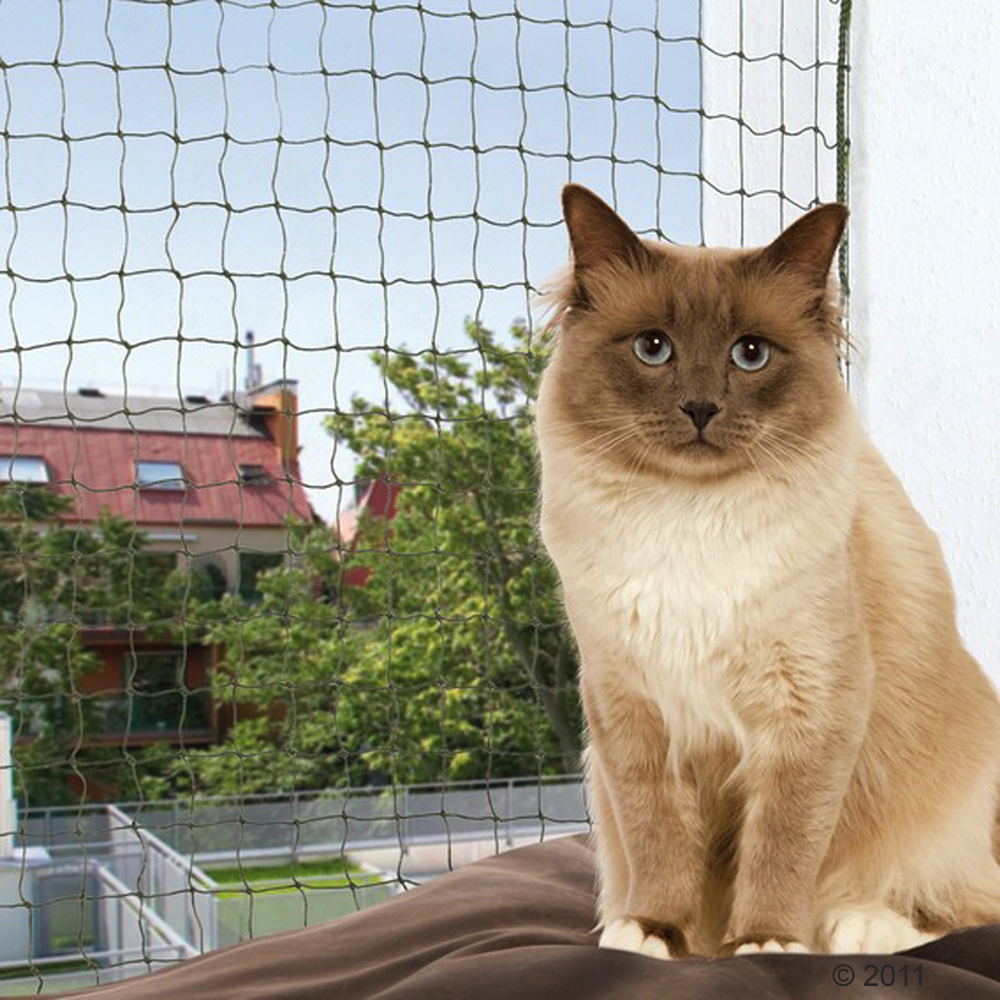 Trixie Bite Resistant Cat Net - Olive - 2 x 1.5 m