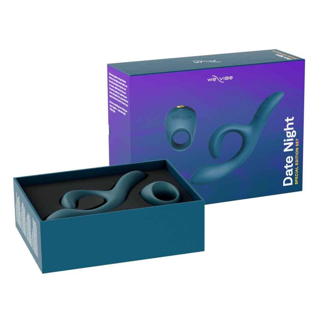 Vibrating Cock Ring and Rabbit Vibrator 'Date Night'