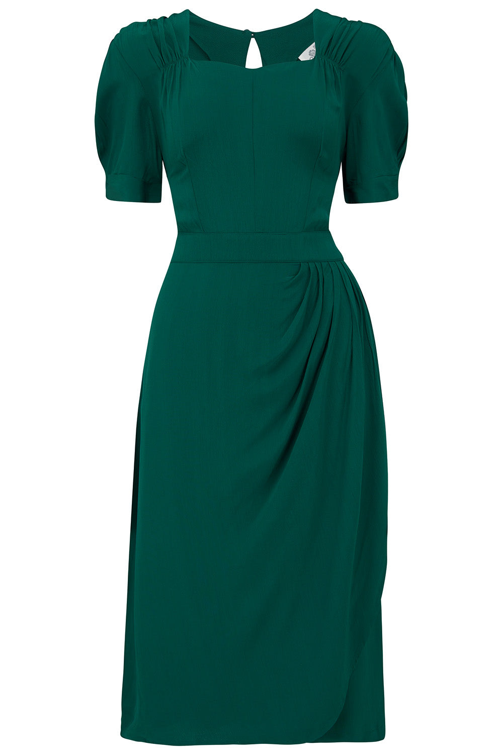 Vintage Green 1940s Inspired Shelly Dress