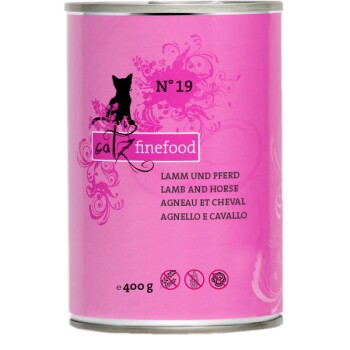 Catz Finefood Classic Adult Wet Cat Food No. 19 Lamb & Horse 6x400g